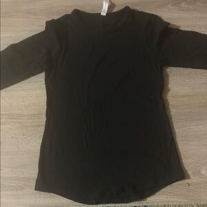 Lululemon Athletica Black Long Sleeve Top